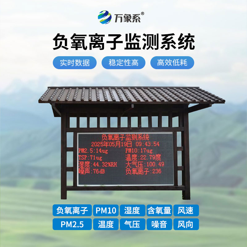 景區負氧離子監測設備