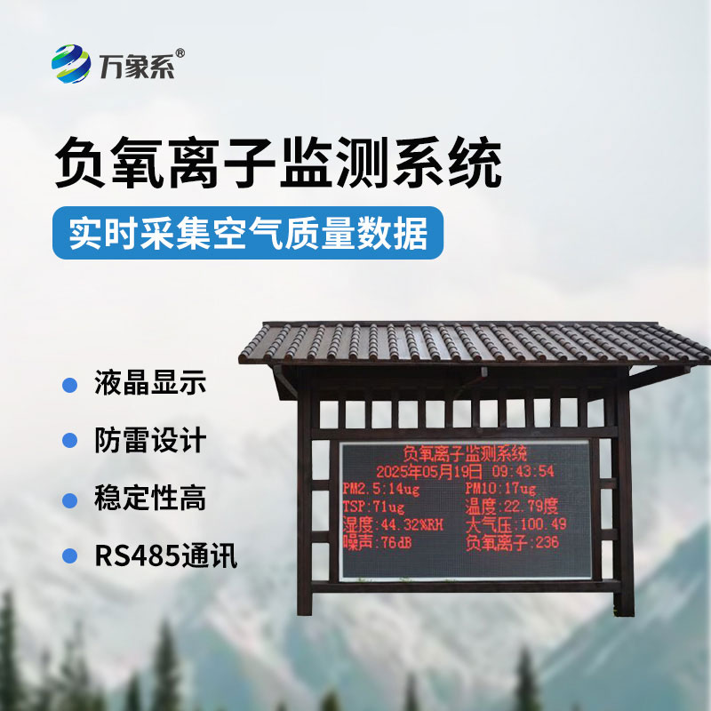 負(fù)氧離子監(jiān)測(cè)站